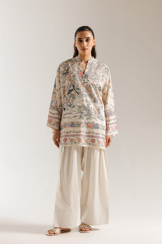 Noor Printed Kurti & Farsi Salwar Set