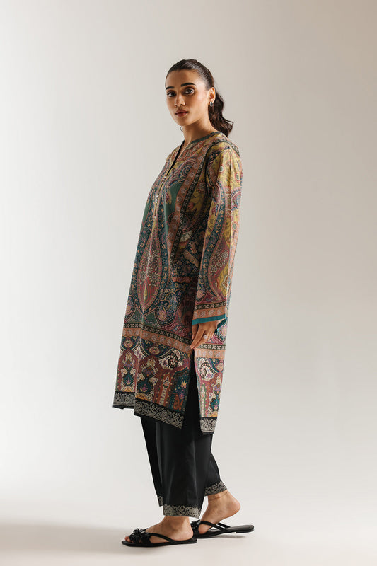 Ruhani Printed Kurti With Straight Pants