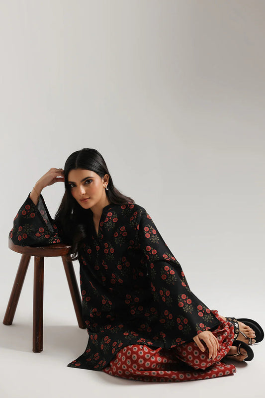 Zehra Printed Cotton Cord-set