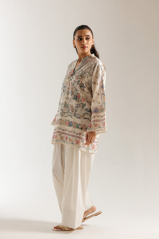 Noor Printed Kurti & Farsi Salwar Set